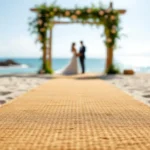 Tapis Coco pour allée de cérémonie de Mariage