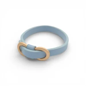 Support bracelet mariage DIY – Base cuir personnalisable