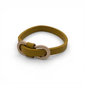 Support bracelet mariage DIY – Base cuir personnalisable