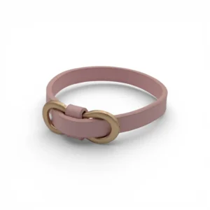 Support bracelet mariage DIY – Base cuir personnalisable