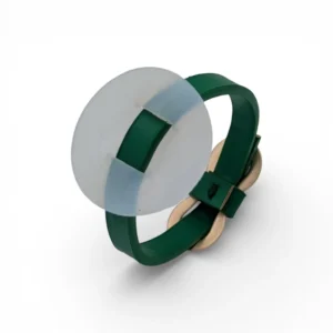 Support bracelet mariage DIY – Base cuir personnalisable