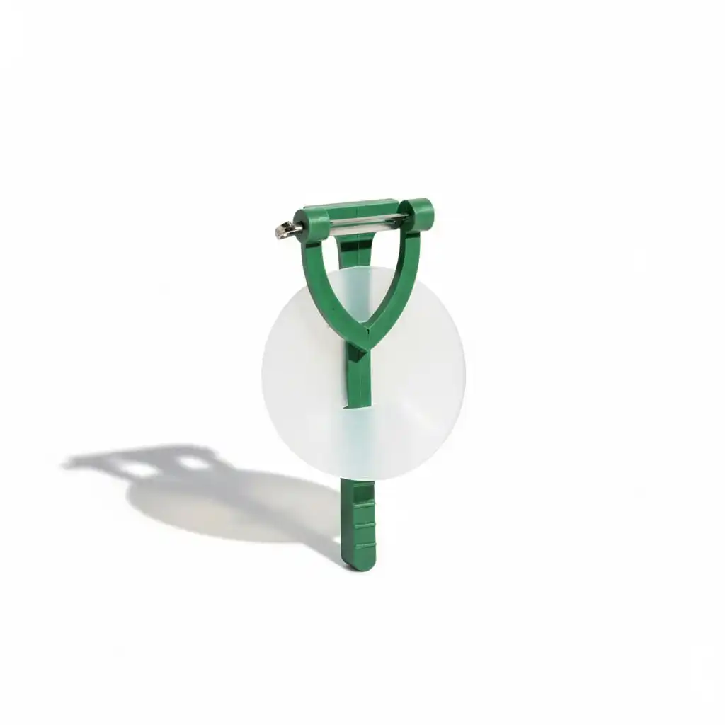 support boutonnière homme mariage avec pastille silicone et épingle de fixation arrière