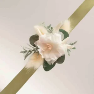 Bracelet de mariage fleuri