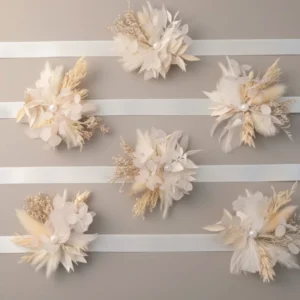 Bracelet fleurs séchées "pure"