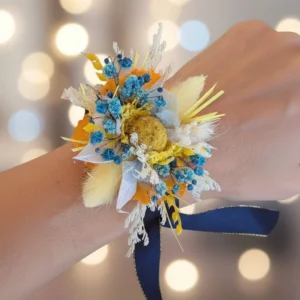 Bracelet fleuri Dolce Vita – Accessoire floral mariage