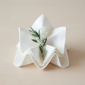 Mini bouquet olivier et gypsophile