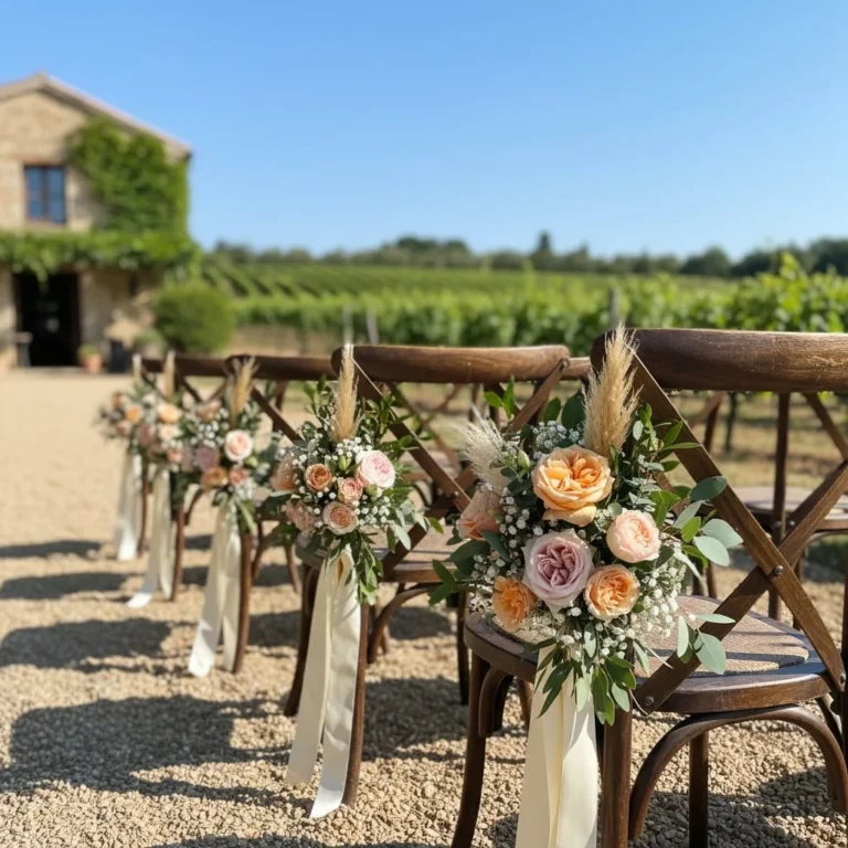 Décoration d’allée florale pour sublimer votre cérémonie de mariage