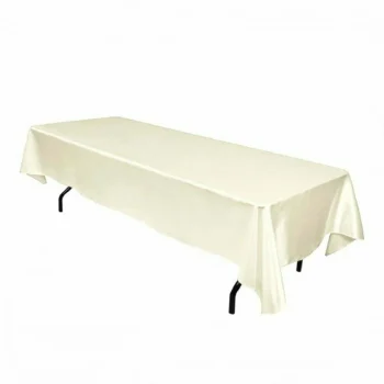 Nappe rectangulaire satinée
